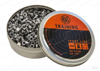 Пульки RWS Training, калибр 4,5 мм, 0,53 гр (500 шт) купить в интернет-магазине ХантингАрт