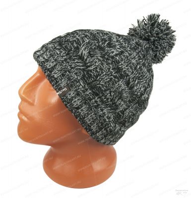 Водонепроницаемая шапка DexShell DH342G с помпоном, cable grey pom pom купить в интернет-магазине ХантингАрт
