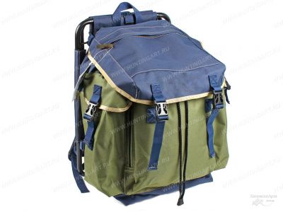 Рюкзак со съемным стульчиком (синий) 50л купить в интернет-магазине ХантингАрт