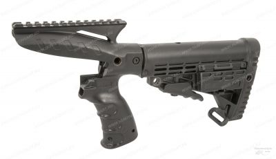 Телескопический приклад CAA с интегрированной пистолетной рукояткой на Mossberg 500 с планкой Picatinny купить в интернет-магазине ХантингАрт
