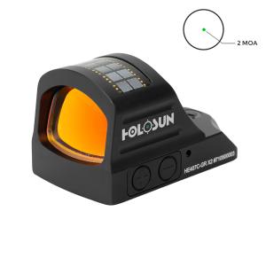 Коллиматор Holosun HE407C-GR X2, зеленая марка, без кронштейна купить в интернет-магазине ХантингАрт