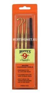 Набор сервисных инструментов Hoppe's 9 (3 стержня с  насадками и нейлоновая щетка) купить в интернет-магазине ХантингАрт