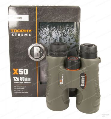 Бинокль Bushnell серии Trophy Xtreme 12x50, зеленый купить в интернет-магазине huntingart.ru