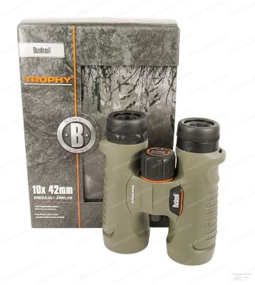 Бинокль Bushnell серии Trophy 2016 10x42, зеленый купить в интернет-магазине huntingart.ru