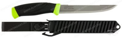 Нож Morakniv Fishing Comfort Scaler 150, разделочный/туристический, серейтор на обухе, нержавеющая сталь, 150 мм, лайм купить в интернет-магазине ХантингАрт