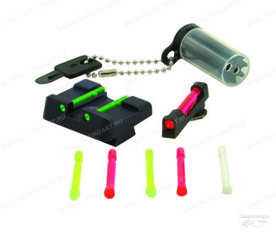 Пистолетная мушка HiViz GL2215-G, набор мушка Glock с целиком (GL2006/GL2105-G) купить в интернет-магазине ХантингАрт