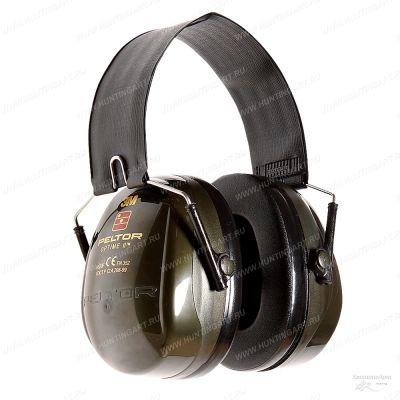 Наушники противошумные 3M™Peltor™ Optime™ II, SNR 31 db, складное оголовье, зелёные купить в интернет-магазине ХантингАрт