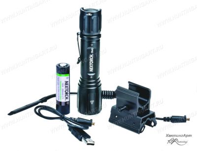 Комплект NexTorch TA40 Magnetic 1040 люмен с подствольным фонарем, выносной кнопкой и магнитным держателем купить в интернет-магазине ХантингАрт