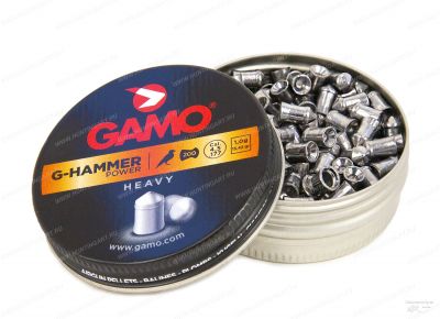 Пули пневматические Gamo G-Hammer калибр 4,5 мм, 1,0 гр, 200 шт купить в интернет-магазине ХантингАрт