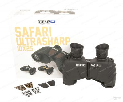 Бинокль Steiner Safari UltraSharp 10x25, призмы mini-Porro купить в интернет-магазине huntingart.ru