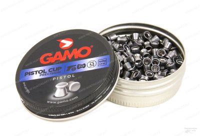Пули пневматические Gamo Pistol Cup калибр 4,5 мм, 0,45 гр, 250 шт купить в интернет-магазине ХантингАрт