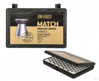 Пульки JSB Match Premium Middle калибр 4,5 мм купить в интернет-магазине ХантингАрт