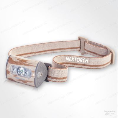 Налобный фонарь NexTorch Trek-Star (камо) с UV ультрафиолетом, 140 люмен купить в интернет-магазине ХантингАрт
