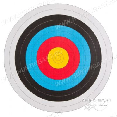 Мишень лучная 80 см - 5 колец  (100 листов) купить в интернет-магазине Хантингарт