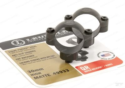 Кольца для быстросъемного кронштейна Leupold QR 30 мм, высокие матовые купить в интернет-магазине ХантингАрт