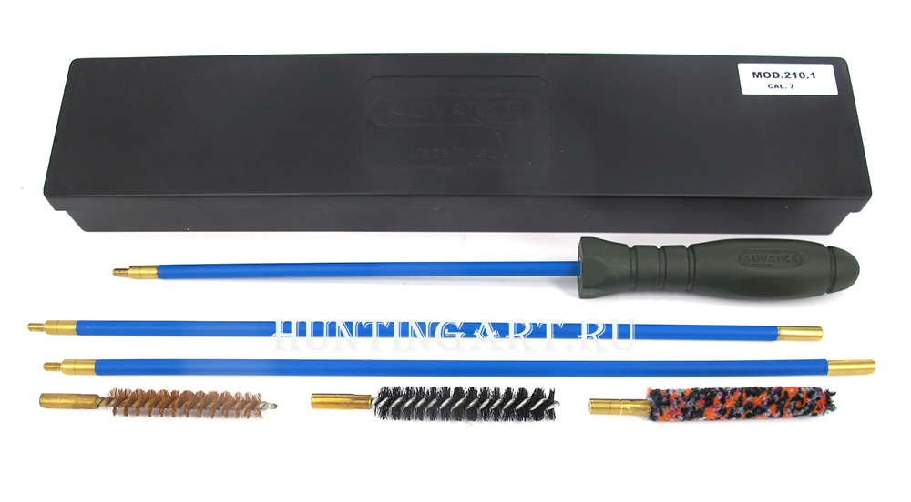 Набор для чистки Advance шомпол в оплетке (коробка), калибры 7/8/9 мм купить в интернет-магазине ХантингАрт