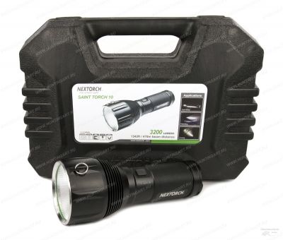 Тактический аккумуляторный фонарь Saint Torch 10, 3200 люмен купить в интернет-магазине ХантингАрт