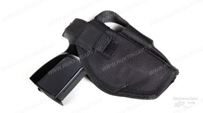 Поясная кобура с карманом под запасную обойму для ИЖ-71 и аналогов купить в интернет-магазине ХантингАрт