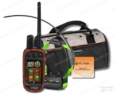Система дрессировки и отслеживания перемещений собаки Garmin Alpha 100 c датчиком-ошейником TT15 купить в интернет-магазине Хантингарт