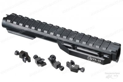 Газовая трубка VS-33c Weaver, 16 слотов для карабинов АК-систем, с крепежом "сухарями" купить в интернет-магазине ХантингАрт