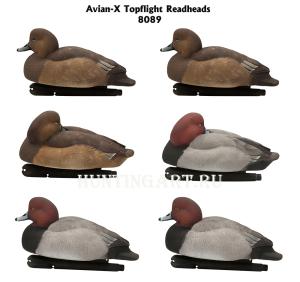 Комплект Avian-X Topflight Readheads из 6 полноразмерных чучел Красноголового нырка купить в интернет-магазине ХантингАрт