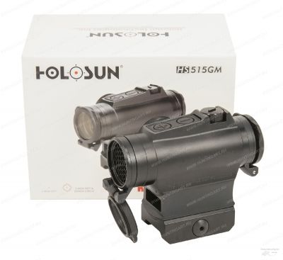 Коллиматор Holosun Paralow HS515GM на Weaver/Picatinny с быстросъемным кронштейном купить в интернет-магазине ХантингАрт