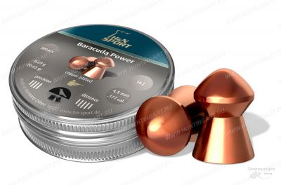 Пули HN Baracuda Power, калибр 4,5 мм, 0,69 гр (200 шт) купить в интернет-магазине ХантингАрт