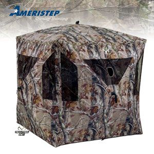 Палатка-засидка квадратная большая Ameristep Brotherhood для 2-3 человек, камуфляж Realtree® купить в интернет-магазине ХантингАрт