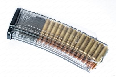 Магазин Pufgun на ВПО-155, калибр 5,56x45, 30 патронов, прозрачный купить в интернет-магазине ХантингАрт