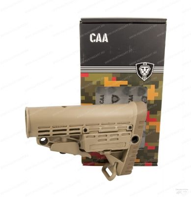 Приклад CAA телескопический, Com/Mil-стандарт, песочный купить в интернет-магазине ХантингАрт