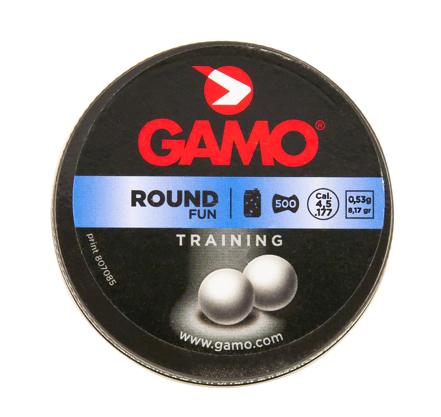 Пули пневматические - шарики Gamo Round калибр 4,5 мм, 0,53г купить в интернет-магазине ХантингАрт