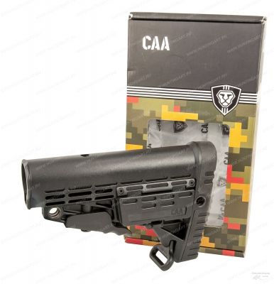 Приклад CAA телескопический, Com/Mil-стандарт, черный купить в интернет-магазине ХантингАрт
