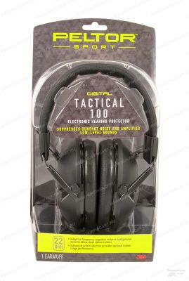Активные наушники Peltor Sport Tactical 100 с шумоподавлением (NRR) - 22 дБ купить в интернет-магазине ХантингАрт