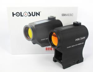 Коллиматор Holosun HS403C Paralow Solar Power на Weaver/Picatinny + солнечная батарейка и кронштейн купить в интернет-магазине ХантингАрт