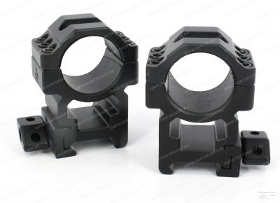 Кольца быстросъемные высокие UTG 25,4 мм, 3 винта на Weaver с винтовым зажимом купить в интернет-магазине ХантингАрт