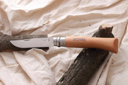 Нож Opinel серии Specialists for Foodies №10, со штопором, клинок 10 см, нержавеющая сталь, рукоять - бук купить в интернет-магазине ХантингАрт
