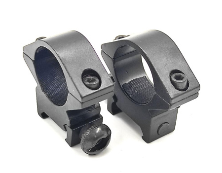 Кольца 25,4 мм низкие быстросъемные на Weaver, узкие купить в магазине huntingart.ru