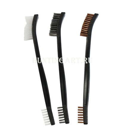 Набор двухсторонних щёток Birchwood Casey, 3шт купить в интернет-магазине ХантингАрт
