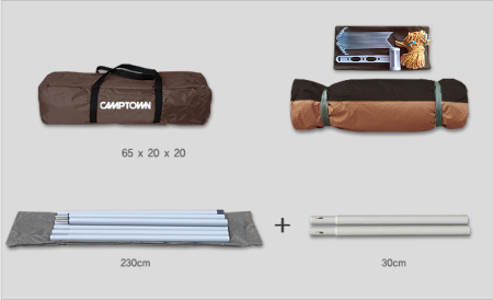 Тент-шатер Camptown Hexa купить в интрнет-магазине ХантингАрт