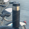 Термос для напитков (термос-бутылка) THERMOS TS-2706 0.6L (открытие/закрытие одной рукой, силиконовый чехол) чёрный купить в интернет-магазине ХантингАрт