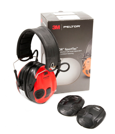 Активные наушники Peltor Sport-Tac со сменными боковыми панелями, SNR=26 купить в интернет-магазине ХантингАрт