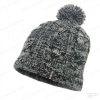 Водонепроницаемая шапка DexShell DH342G с помпоном, cable grey pom pom купить в интернет-магазине ХантингАрт