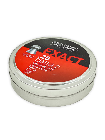 Пульки JSB Exact Diabolo для пневматики, калибр 5,0 мм (.20), вес 0,890 гр купить в интернет-магазине ХантингАрт
