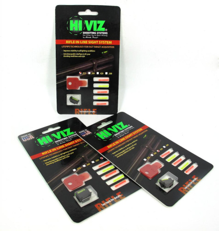 Мушка поперечная Hiviz для карабинов с планкой 9,5 мм (3/8") купить в интернет-магазине ХантингАрт