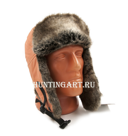 Шапка-ушанка NordKapp Pels MX Terra (иск. мех-шиншилла) купить в интернет-магазине ХантингАрт