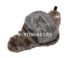 Шапка-ушанка NordKapp Pels MX Brown (иск. мех-шиншилла) купить в интернет-магазине ХантингАрт