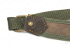 Ремень ружейный Vektor Р-302 регулируемый, натуральная кожа, неопрен, зеленый/коричневый купить в интернет-магазине ХантингАрт