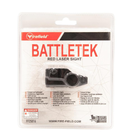 Лазерный целеуказатель Firefield BattleTek пистолетный, красный (650 нм), L=61 мм купить в интернет-магазине ХантингАрт
