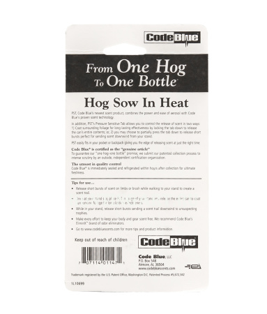 Приманка Code Blue на кабана (течная самка), аэрозоль 56 мл купить в интернет-магазине ХантингАрт