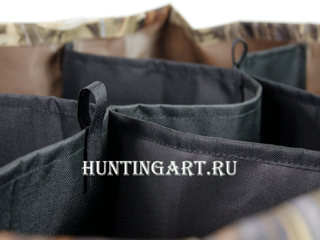 Сумка гусиная Travelling Trunk на 12 ячеек с утягивающимся верхом (4x3), камыш купить в магазине Хантингарт